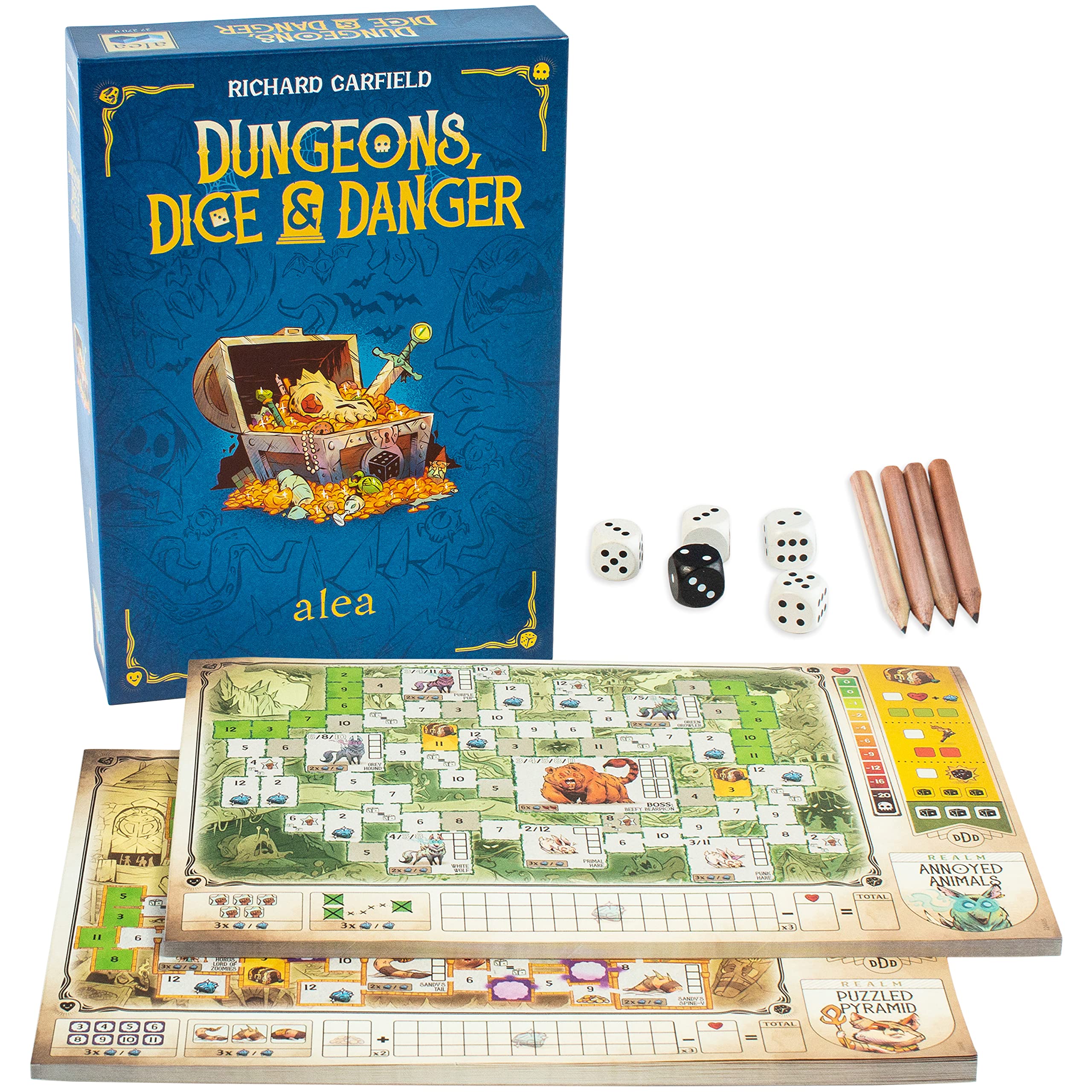 Boîte de jeu Dungeons, dice and danger