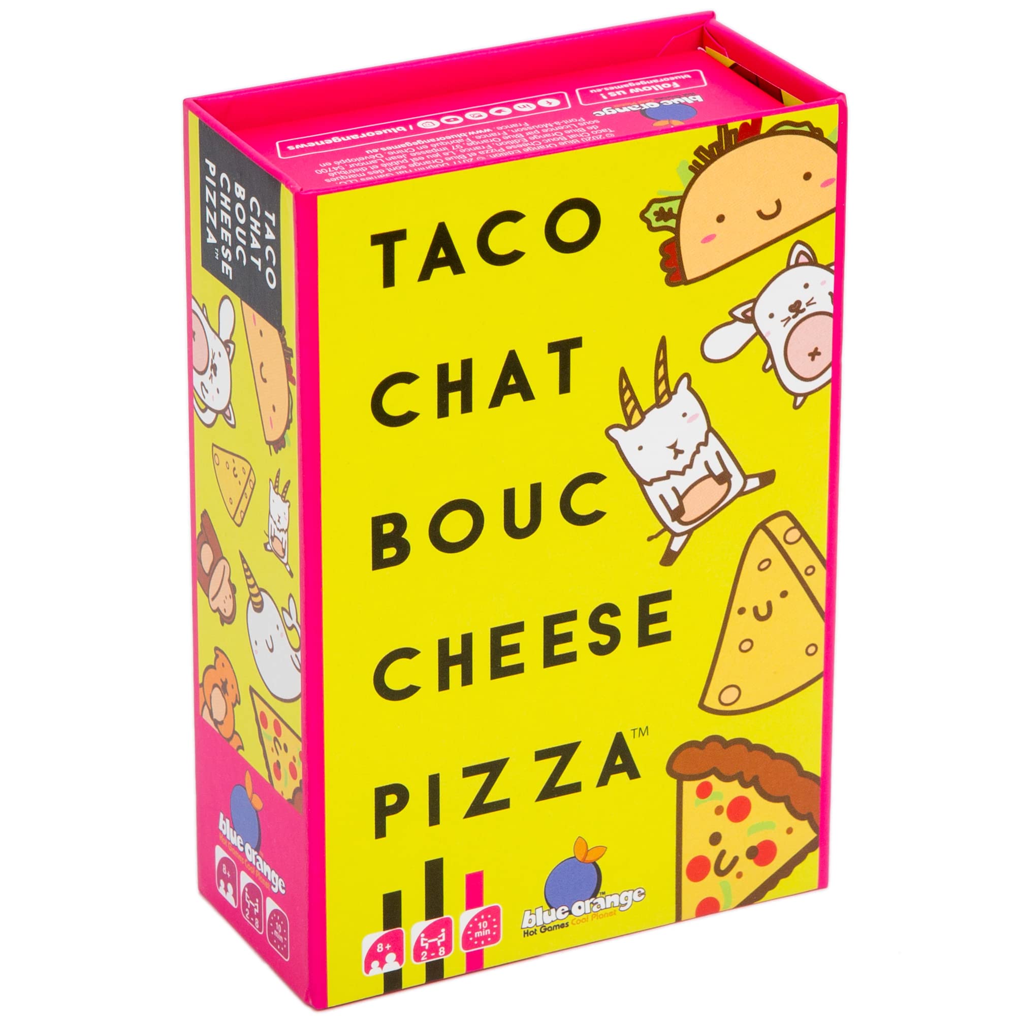Boîte de jeu Taco chat bouc cheese pizza